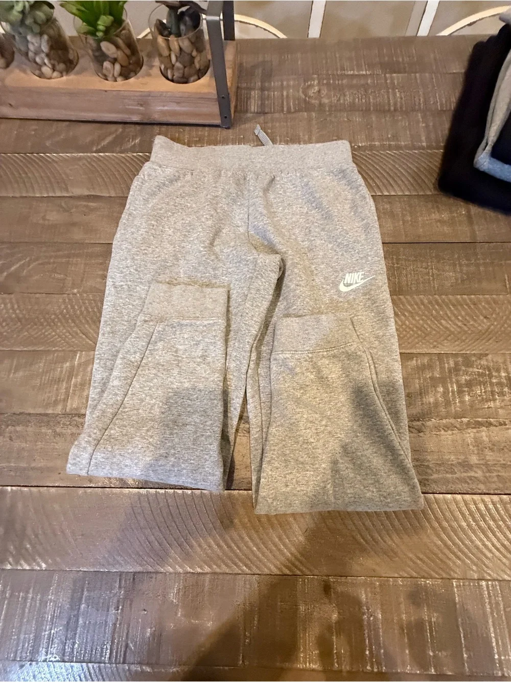 Nike Gray Heather Kids Jogger Sweatpants